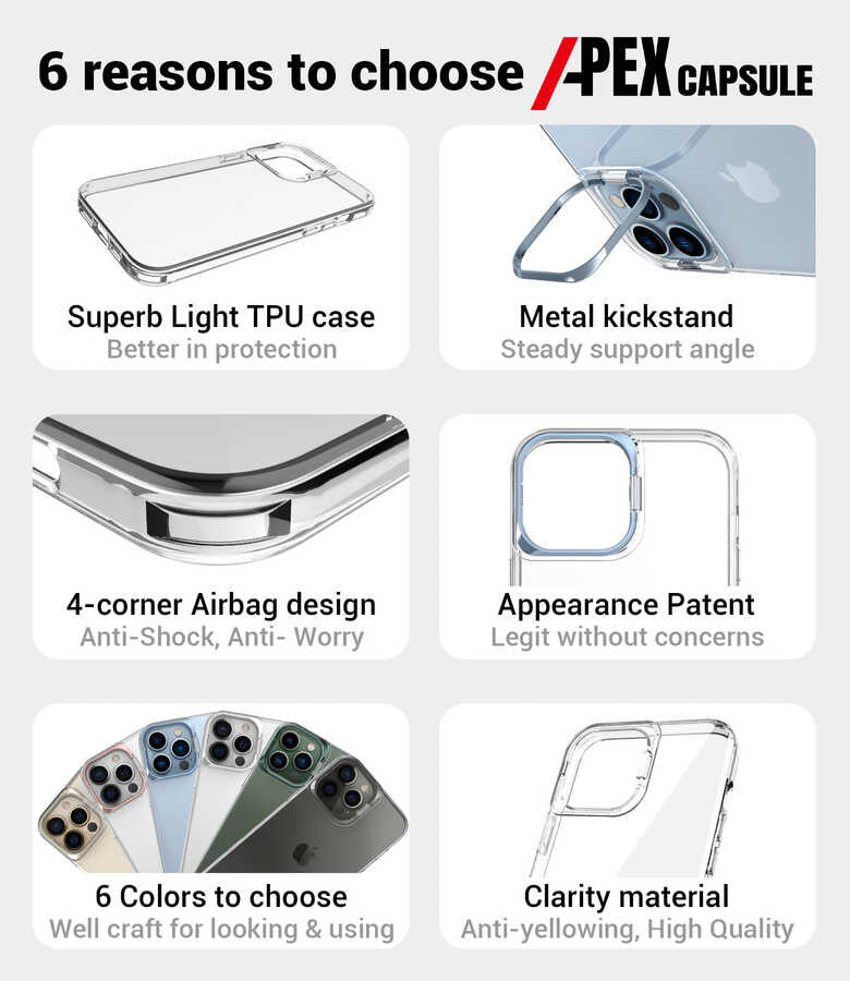 Apple iPhone 13 Pro Kılıf Zore Skuba Kapak Gold