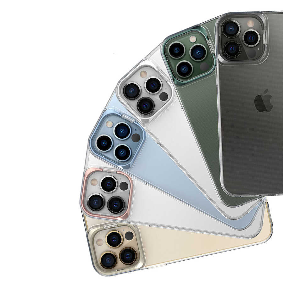 Apple iPhone 13 Pro Kılıf Zore Skuba Kapak Rose Gold