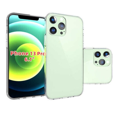 Apple iPhone 13 Pro Kılıf Zore Süper Silikon Kapak Renksiz