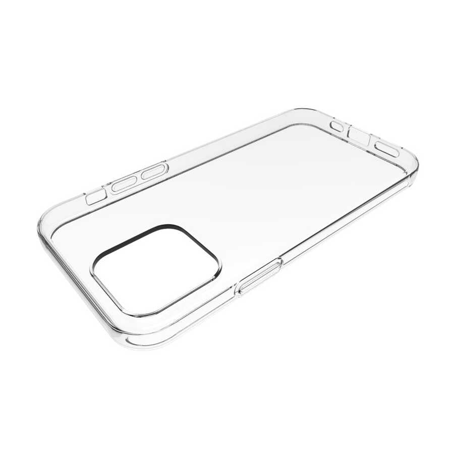 Apple iPhone 13 Pro Kılıf Zore Süper Silikon Kapak Renksiz