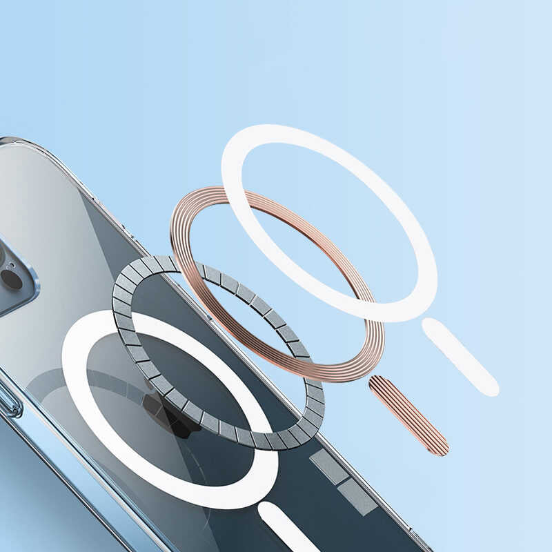 Apple iPhone 13 Pro Kılıf Zore Tacsafe Wireless Kapak Renksiz