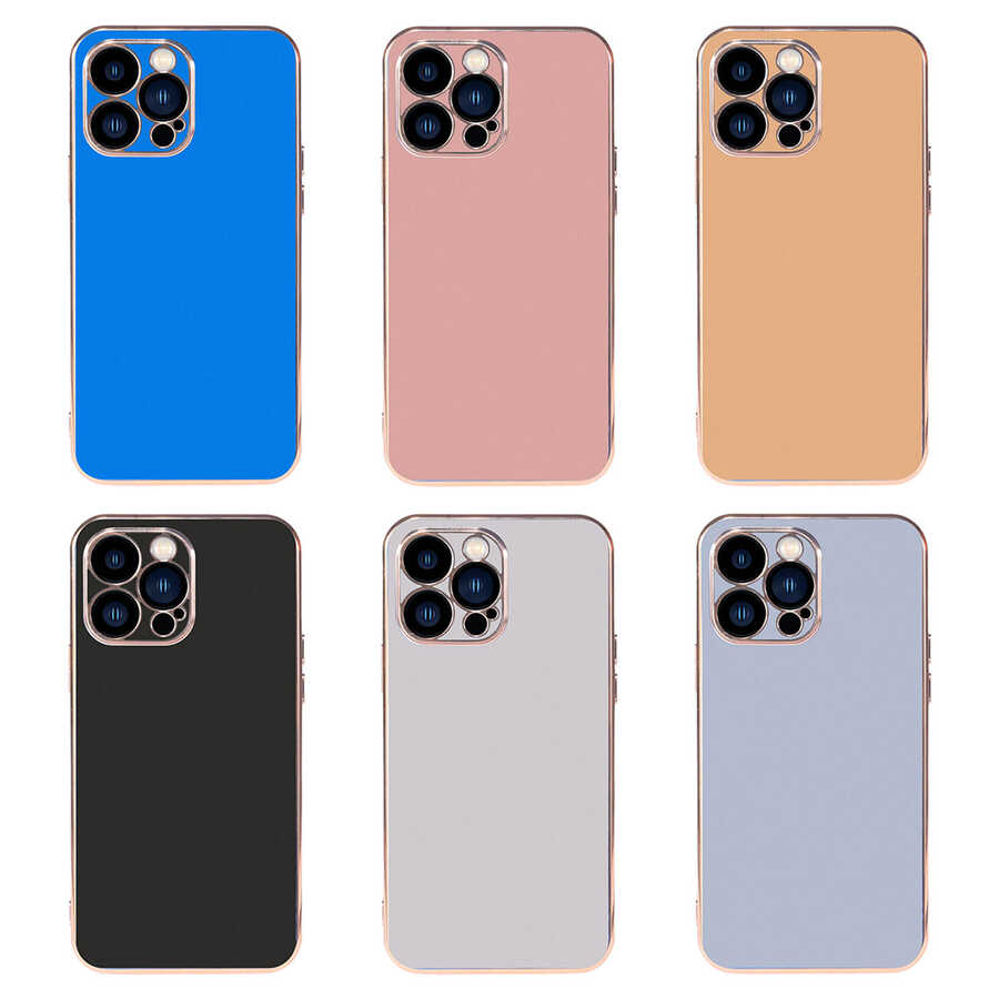 Apple iPhone 13 Pro Kılıf Zore Viyana Kapak Saks Mavi