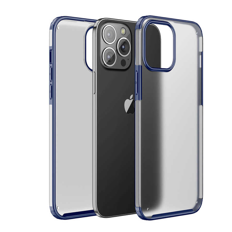 Apple iPhone 13 Pro Kılıf Zore Volks Kapak Lacivert