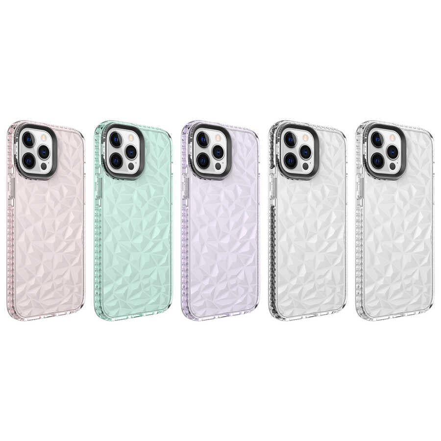 Apple iPhone 13 Pro Max Kılıf Zore Buzz Kapak Pembe