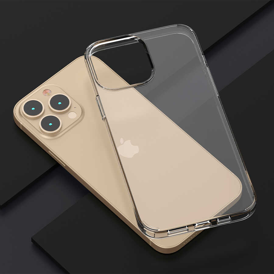 Apple iPhone 13 Pro Max Kılıf Zore Coss Kapak Renksiz