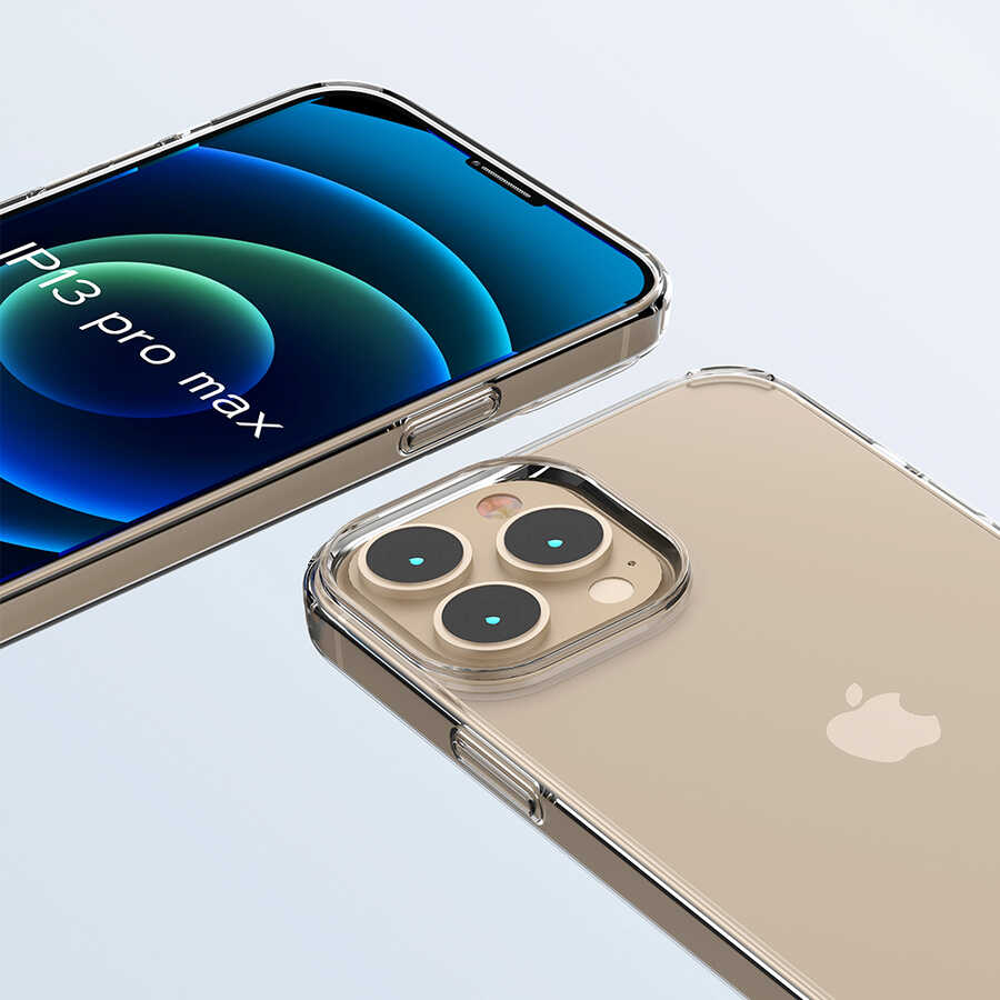 Apple iPhone 13 Pro Max Kılıf Zore Coss Kapak Renksiz