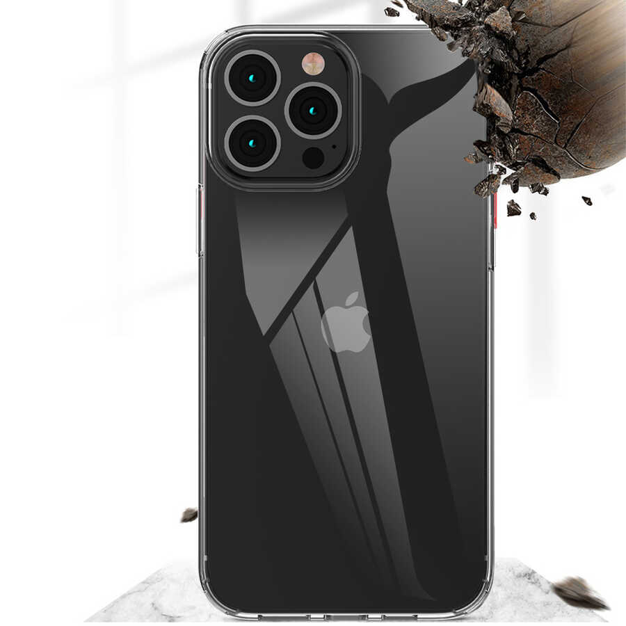 Apple iPhone 13 Pro Max Kılıf Zore Coss Kapak Renksiz