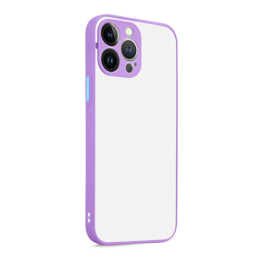 Apple iPhone 13 Pro Max Kılıf Zore Hux Kapak Lila
