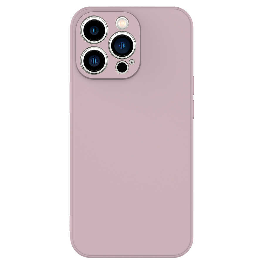 Apple iPhone 13 Pro Max Kılıf Zore Mara Lansman Kapak Pembe Açık