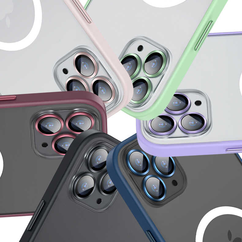 Apple iPhone 13 Pro Max Kılıf Zore Mokka Wireless Kapak Yeşil