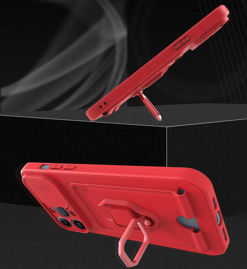 Apple iPhone 13 Pro Max Kılıf Zore Pelit Kapak Koyu Yeşil