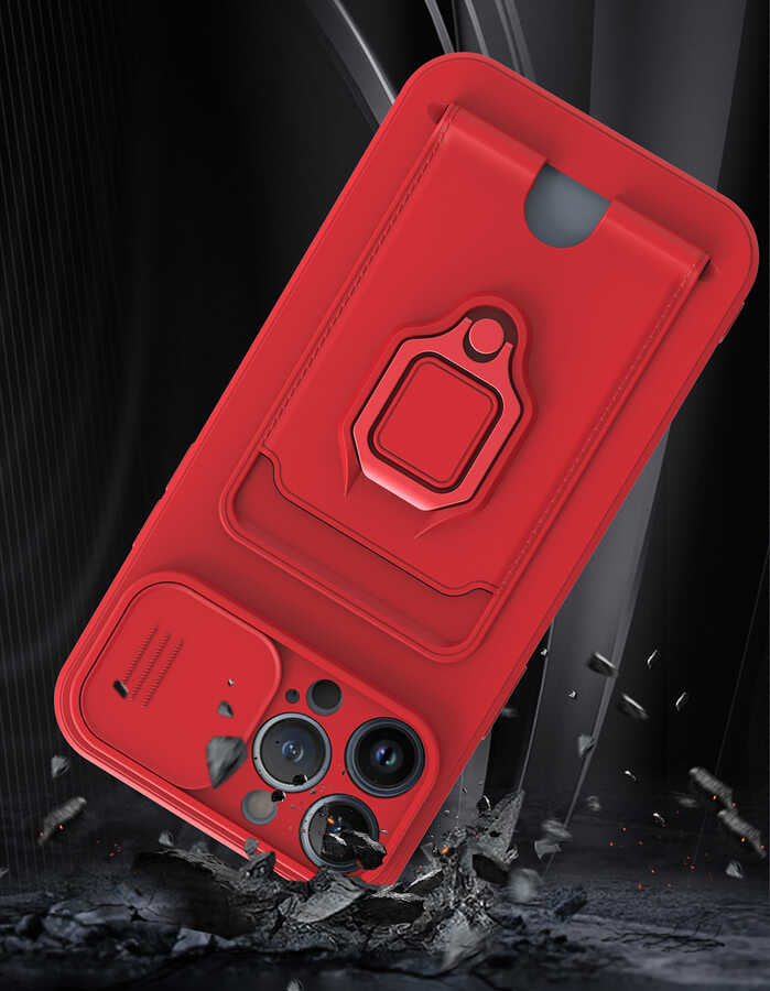 Apple iPhone 13 Pro Max Kılıf Zore Pelit Kapak Lila