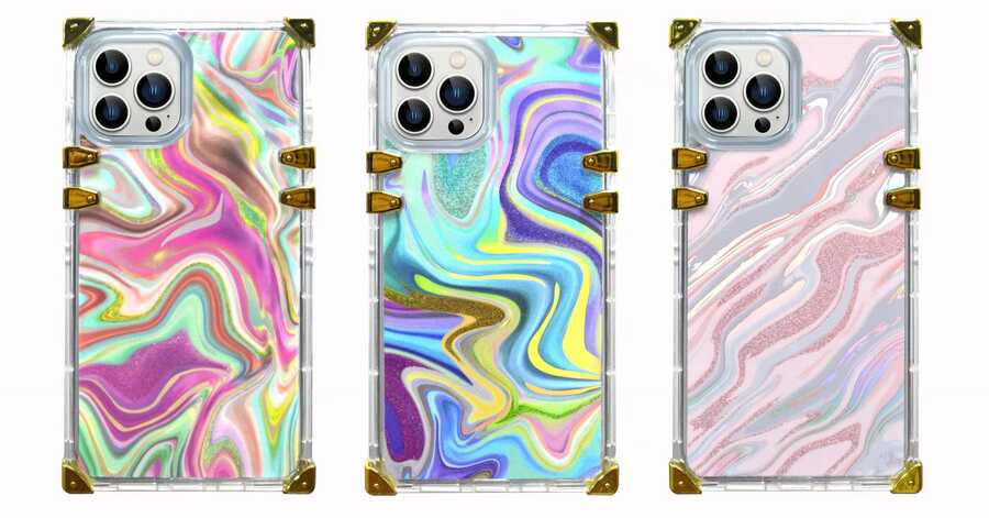 Apple iPhone 13 Pro Max Kılıf Zore Ples Kapak Mavi