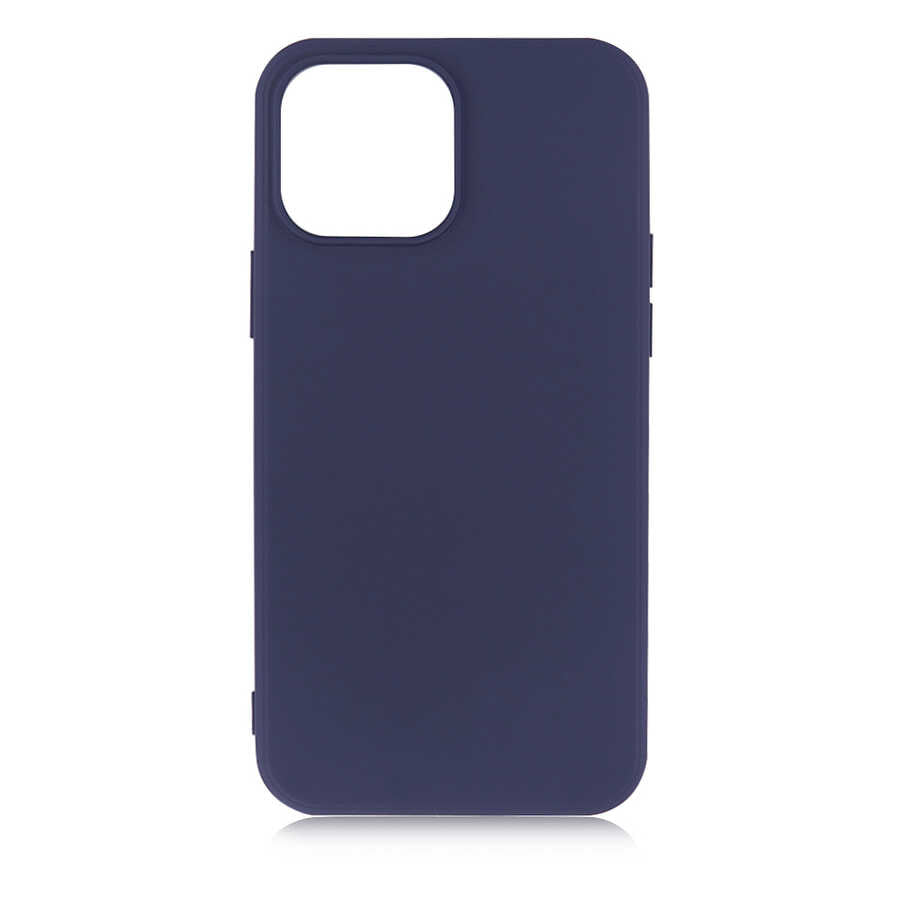 Apple iPhone 13 Pro Max Kılıf Zore Premier Silikon Kapak Lacivert