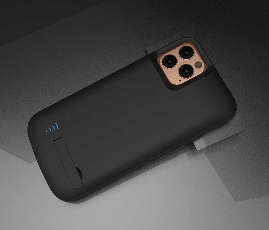 Apple iPhone 13 Pro Max Zore Şarjlı Kılıf Siyah