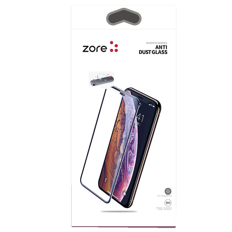 Apple iPhone 13 Zore Anti-Dust Temperli Ekran Koruyucu Siyah
