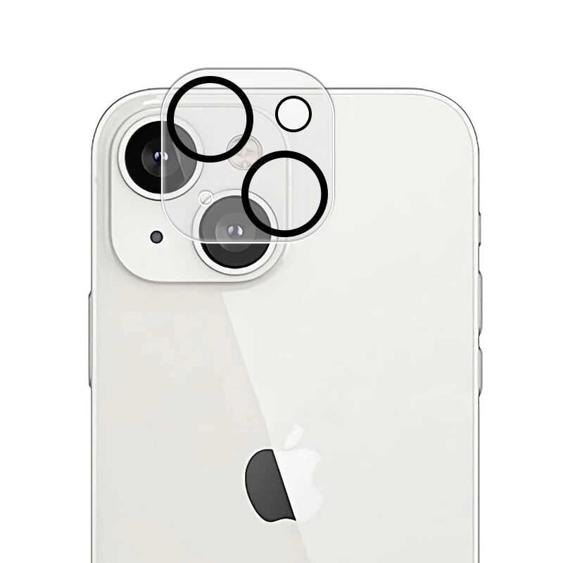 Apple iPhone 13 Zore CL-05 Kamera Lens Koruyucu Renksiz