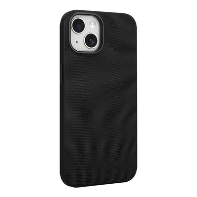 Apple iPhone 14 Kılıf M-Safe Şarj Özellikli Kumaş Tasarımlı Zore Miami Sert PC Kapak