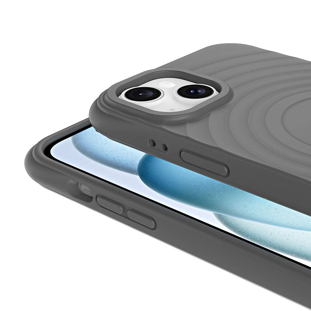 Apple iPhone 14 M-safe Şarj Özellikli Airbagli Mat Görünümlü Zore Hepi Kapak Beyaz