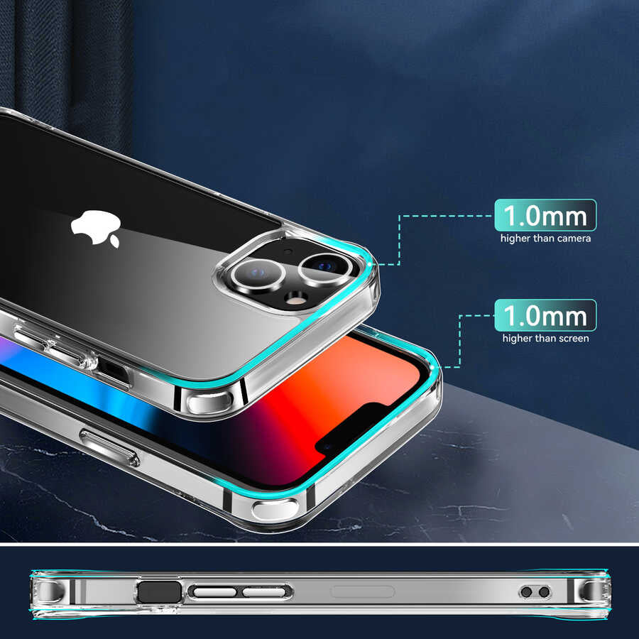 Apple iPhone 14 Plus Kılıf Zore Forst Kapak Renksiz