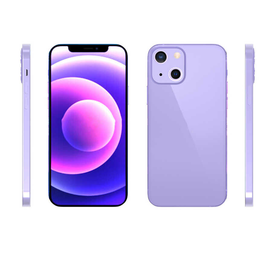 Apple iPhone 14 Plus Kılıf Zore Süper Silikon Kapak Renksiz