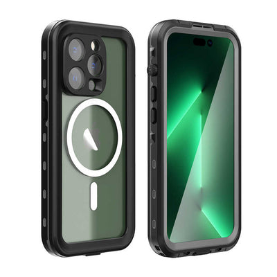 Apple iPhone 14 Pro Kılıf 1-1 Su Geçirmez Kılıf Siyah