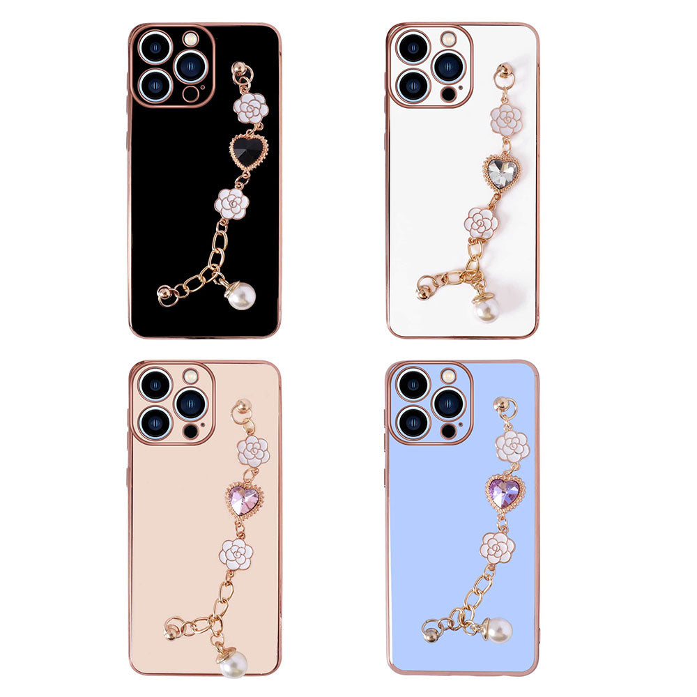 Apple iPhone 14 Pro Kılıf El Tutamaçlı Kamera Korumalı Zore Taka Silikon Kapak Siyah