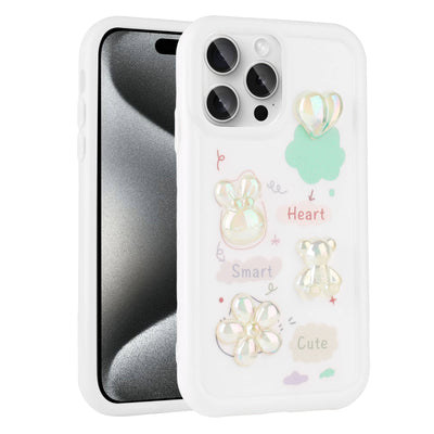 Apple iPhone 14 Pro Kılıf Kabartma Figürlü Parlak Zore Toys Silikon Kapak Mor