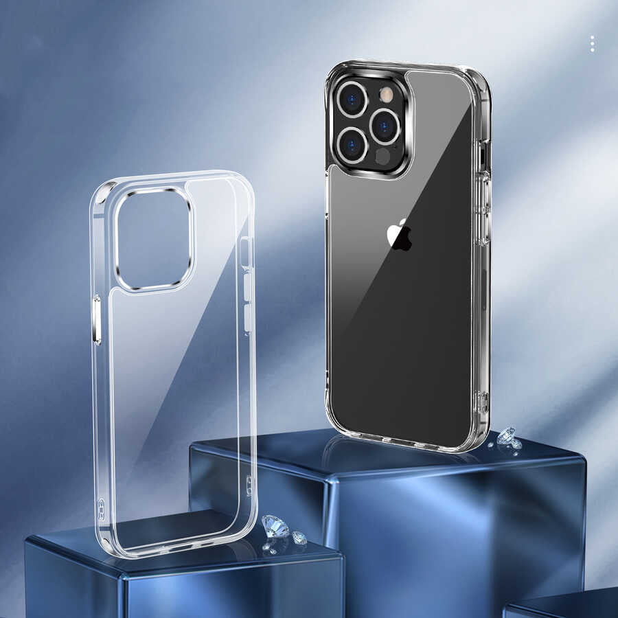 Apple iPhone 14 Pro Kılıf Zore Forst Kapak Renksiz