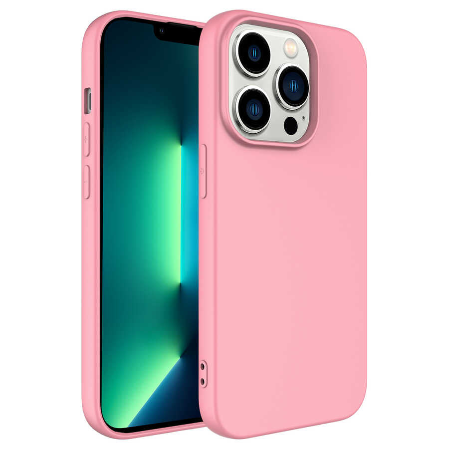 Apple iPhone 14 Pro Kılıf Zore Mara Lansman Kapak Pembe
