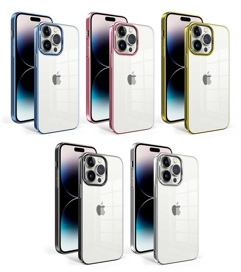 Apple iPhone 14 Pro Kılıf Zore Sun Kapak Rose Gold