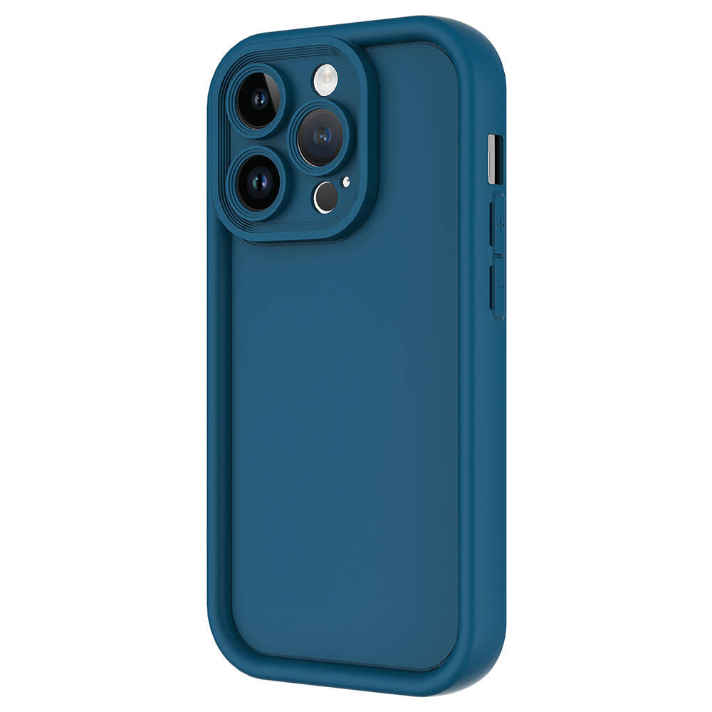 Apple iPhone 14 Pro Max Kılıf Kamera Korumalı Zore Ananas Kapak Mürdüm