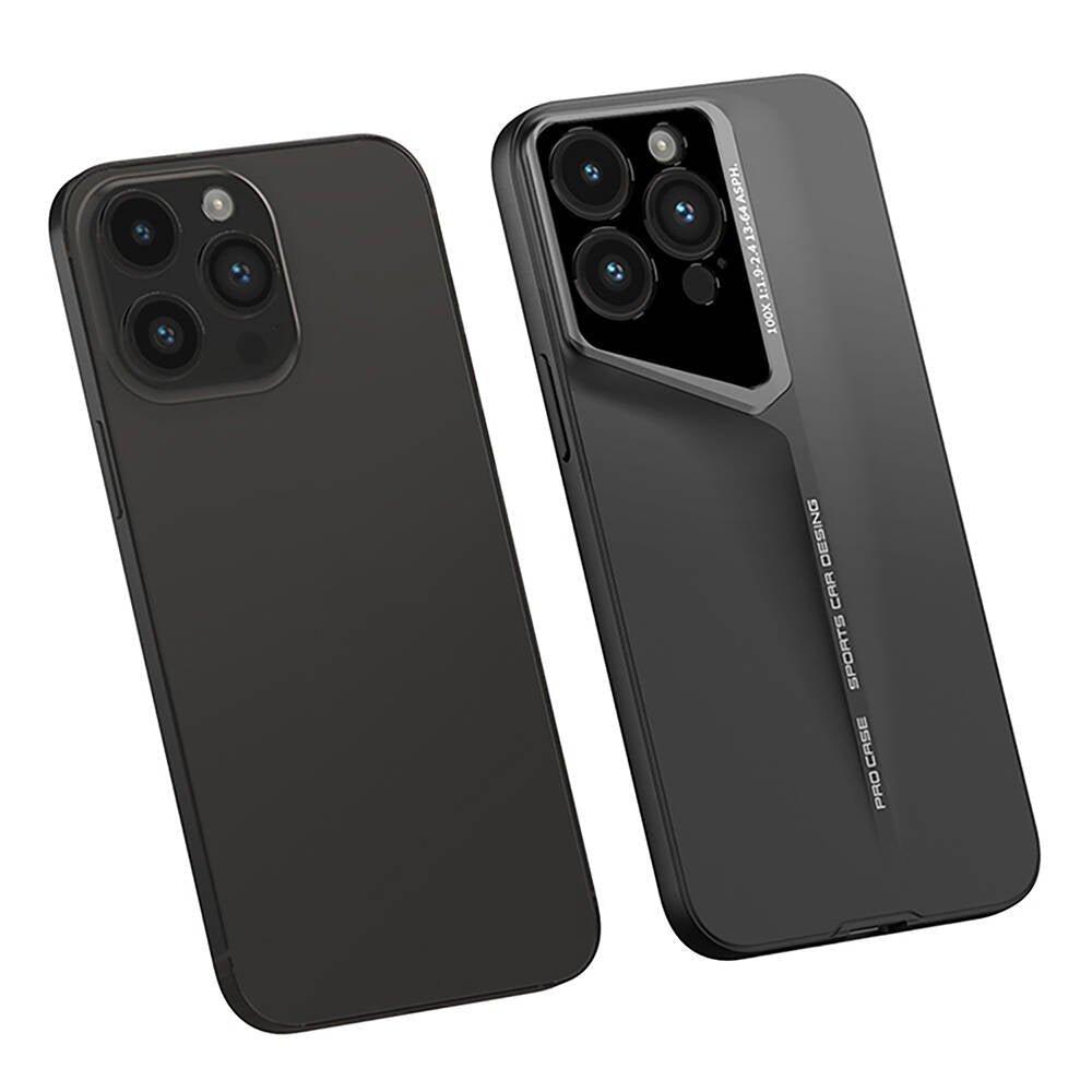 Apple iPhone 14 Pro Max Kılıf Ultra İnce Kamera Korumalı Sert Rubber Zore Procase Kapak Derin Mor