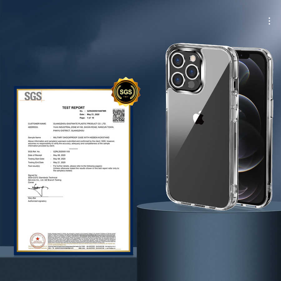 Apple iPhone 14 Pro Max Kılıf Zore Forst Kapak Renksiz