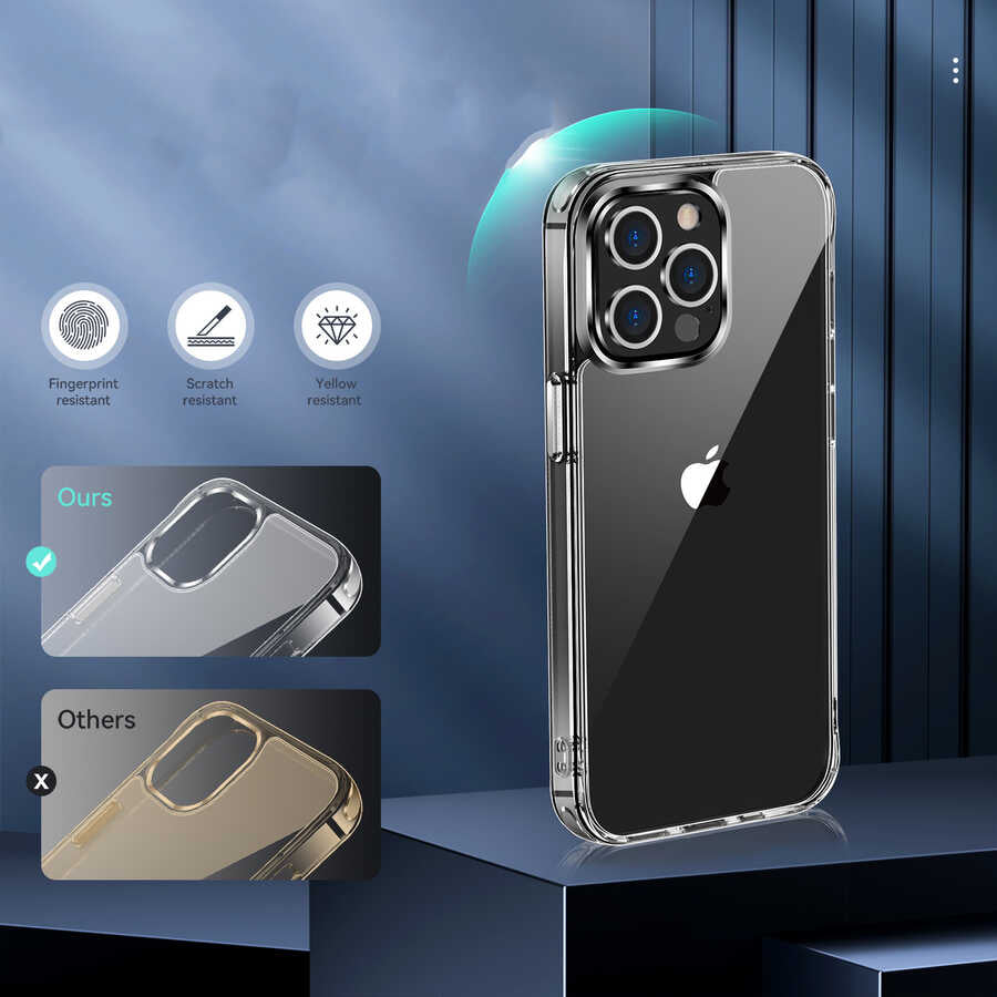 Apple iPhone 14 Pro Max Kılıf Zore Forst Kapak Renksiz
