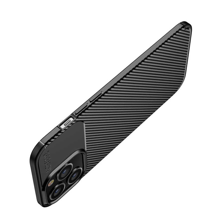 Apple iPhone 14 Pro Max Kılıf Zore Negro Silikon Kapak Siyah