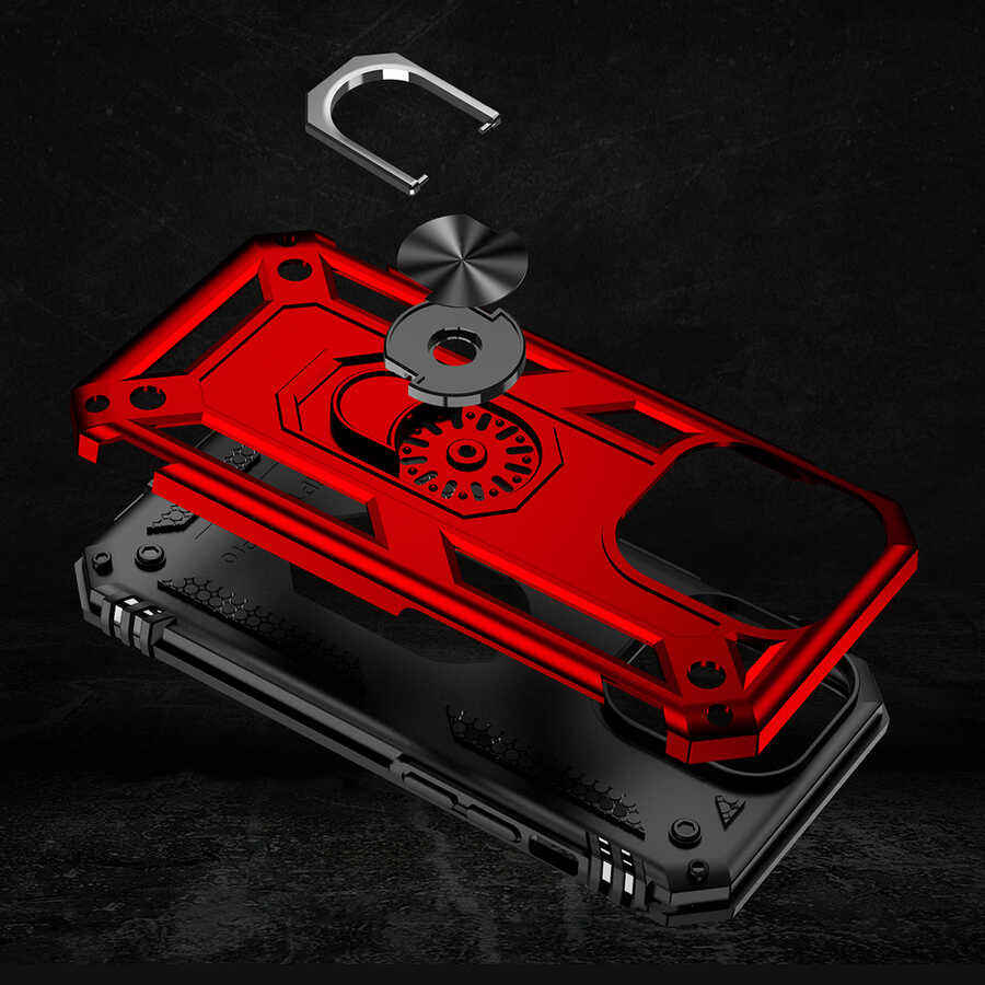 Apple iPhone 14 Pro Max Kılıf Zore Vega Kapak Gri