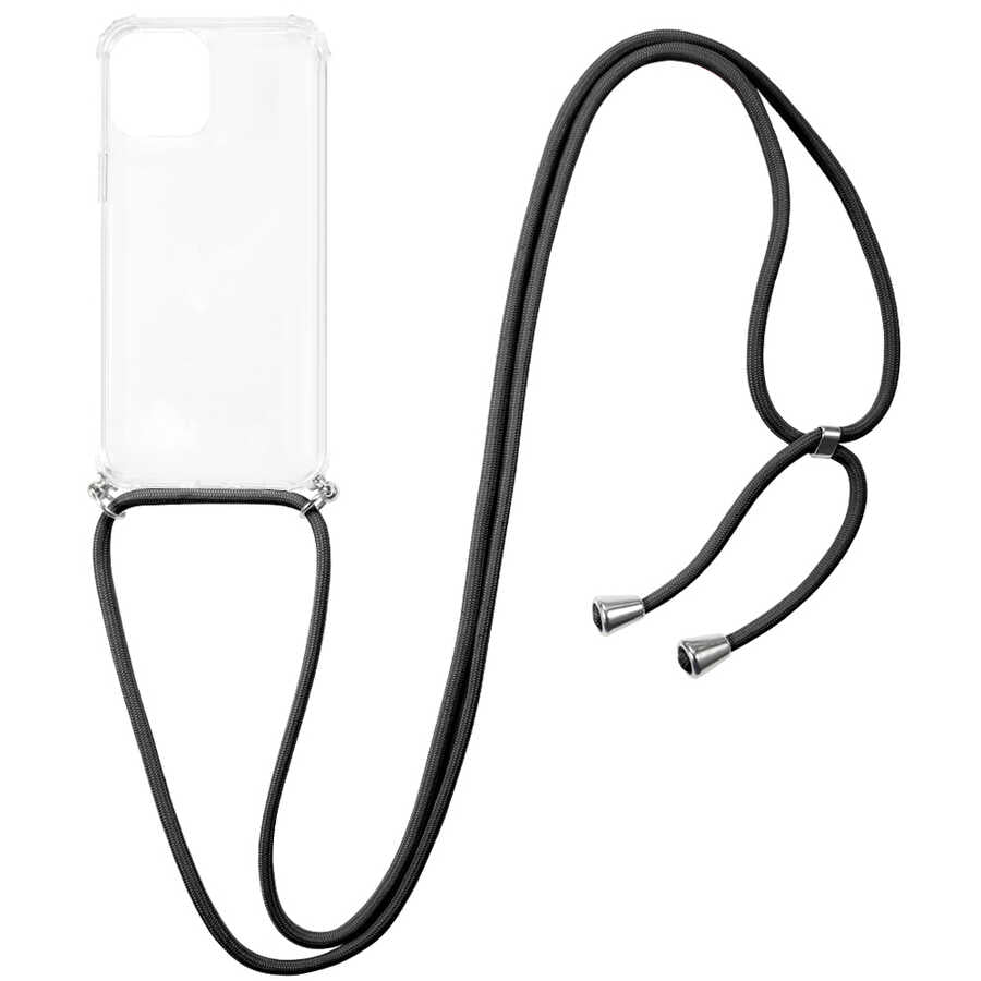 Apple iPhone 14 Pro Max Kılıf Zore X-Rop Kapak Renksiz