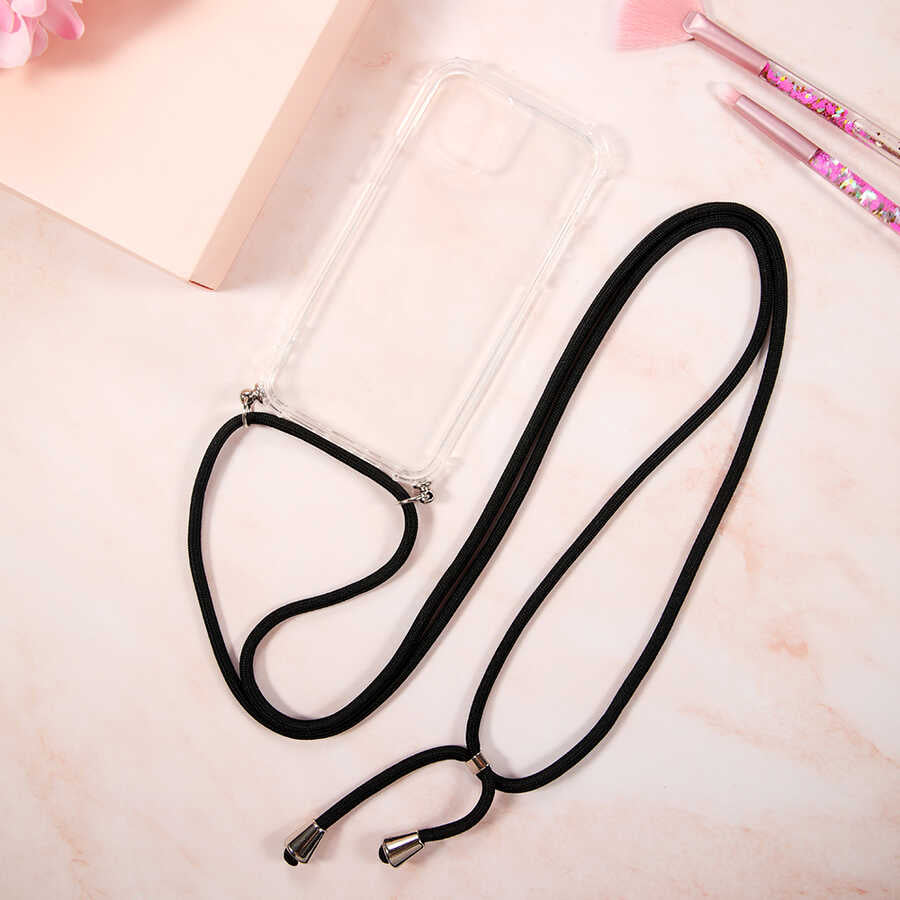 Apple iPhone 14 Pro Max Kılıf Zore X-Rop Kapak Renksiz