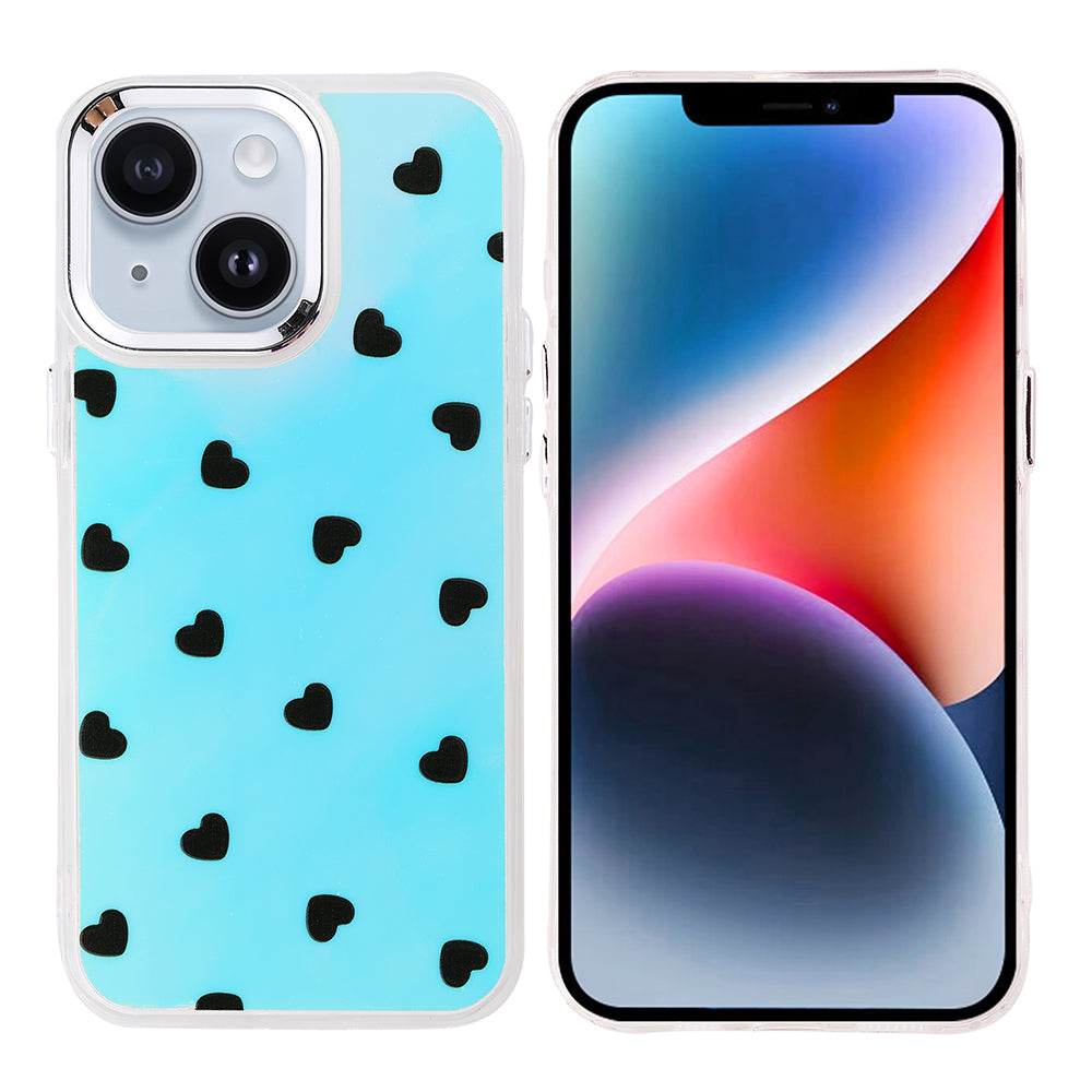 Apple iPhone 15 Kılıf Airbag Tasarımlı Zore Hadra Kapak Kalp