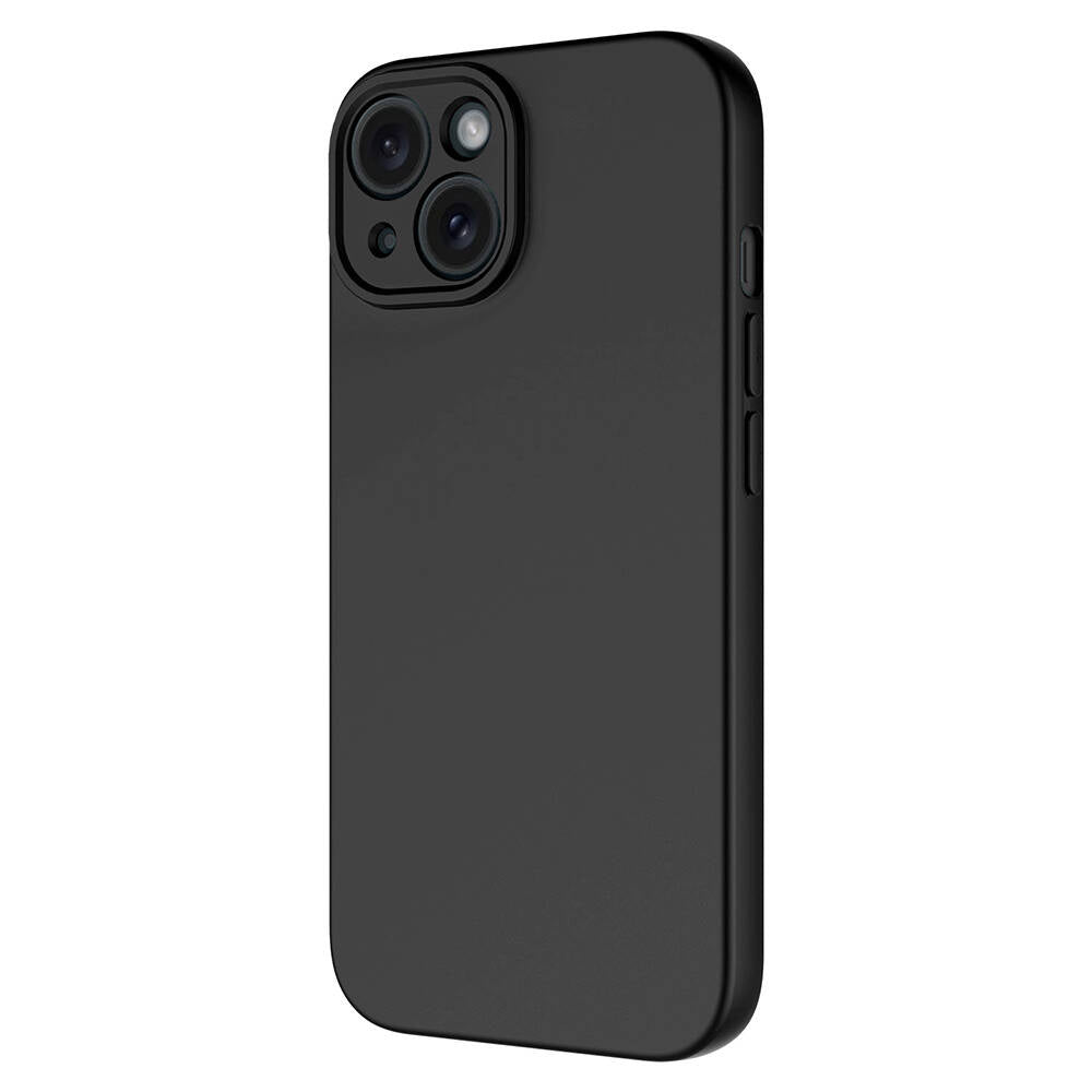 Apple iPhone 15 Kılıf Zore Mara Lansman Kapak Siyah