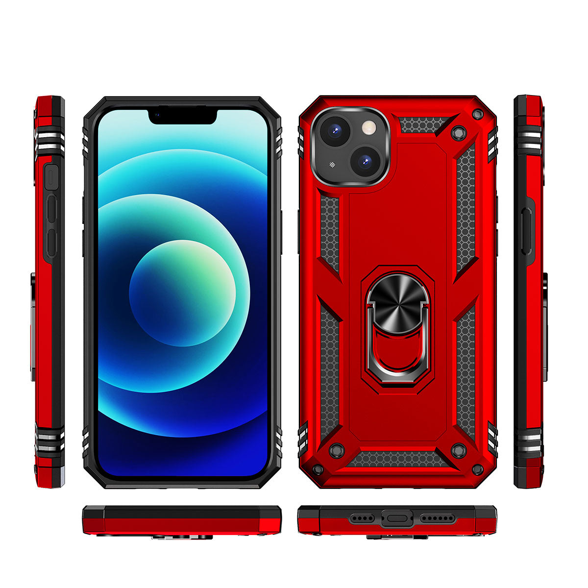 Apple iPhone 15 Kılıf Zore Vega Kapak Siyah