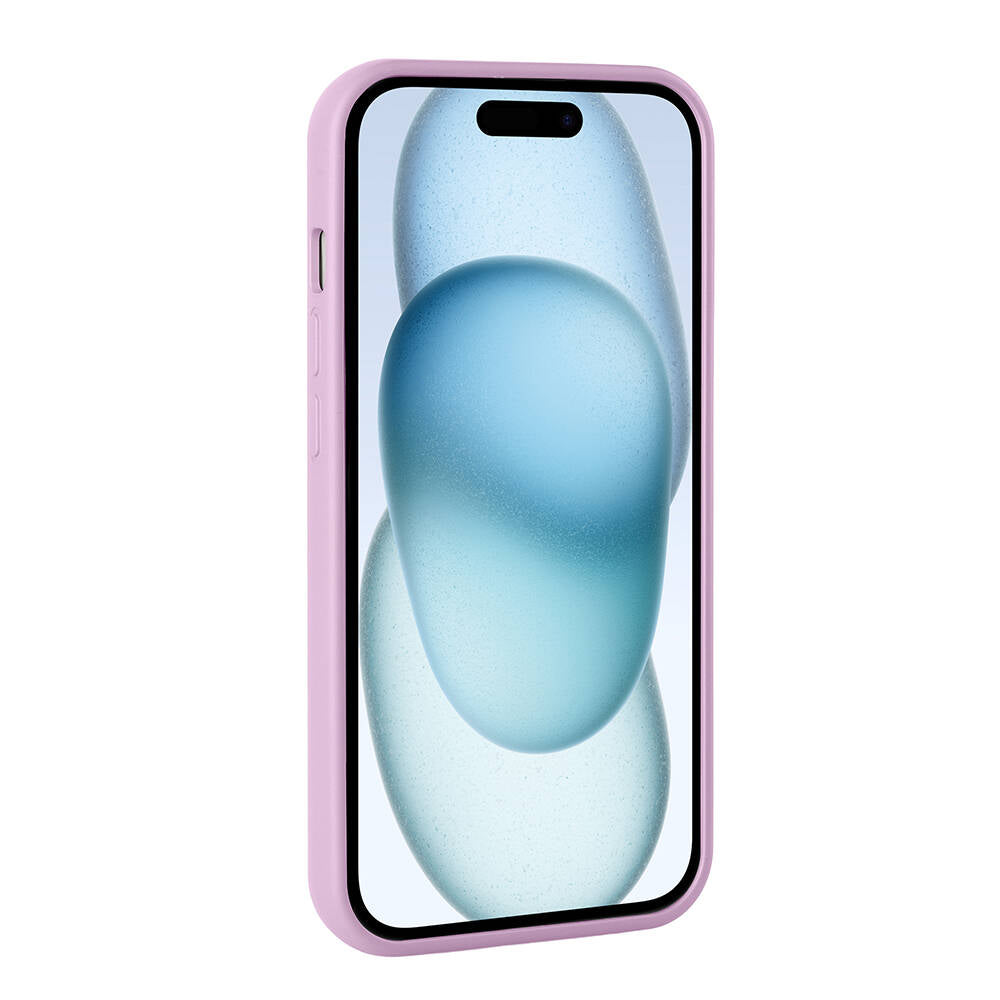 Apple iPhone 15 Plus Kılıf Parlak Taşlı Tasarım Zore Pırlanta Kapak Lila