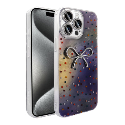 Apple iPhone 15 Pro Kılıf Kamera Korumalı Figürlü Zore Ponti Silikon Kapak Açık Mavi