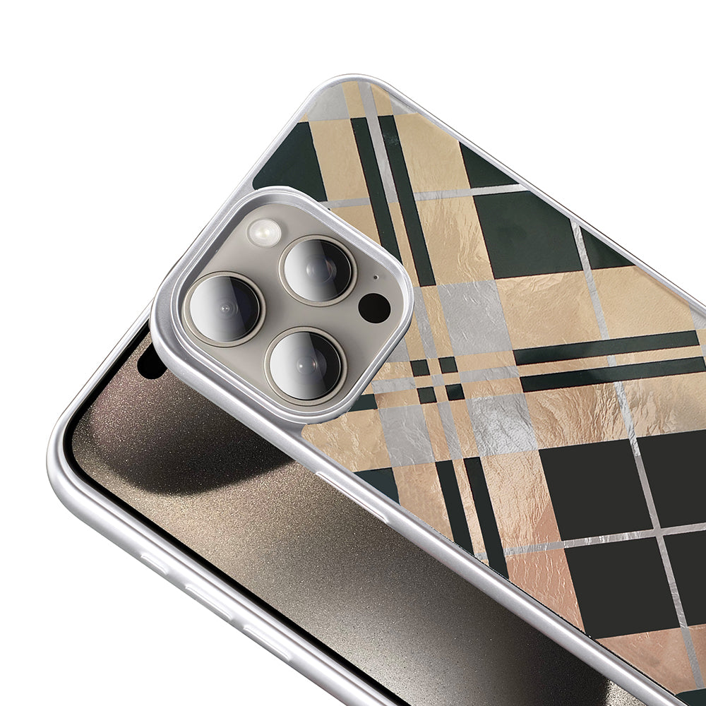 Apple iPhone 15 Pro Max Kılıf Desenli Zore Mep Kapak Geometrik