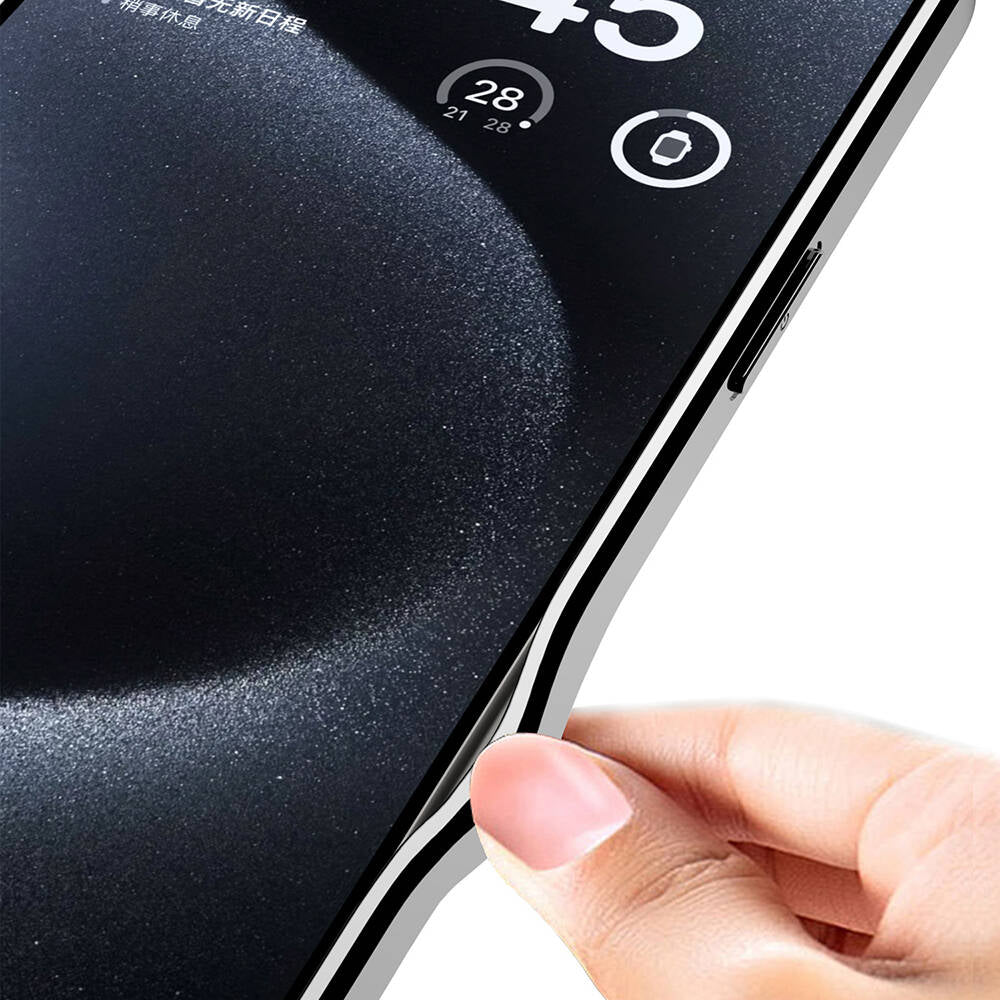 Apple iPhone 15 Pro Max Kılıf Ultra İnce Kamera Korumalı PC + Deri Arka Yüzey Zore X-Pro Kapak Titanyum-Gri