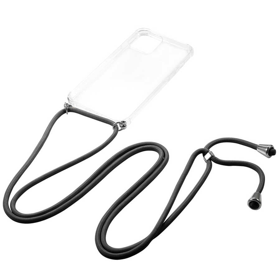 Apple iPhone 15 Pro Max Kılıf Zore X-Rop Kapak Renksiz