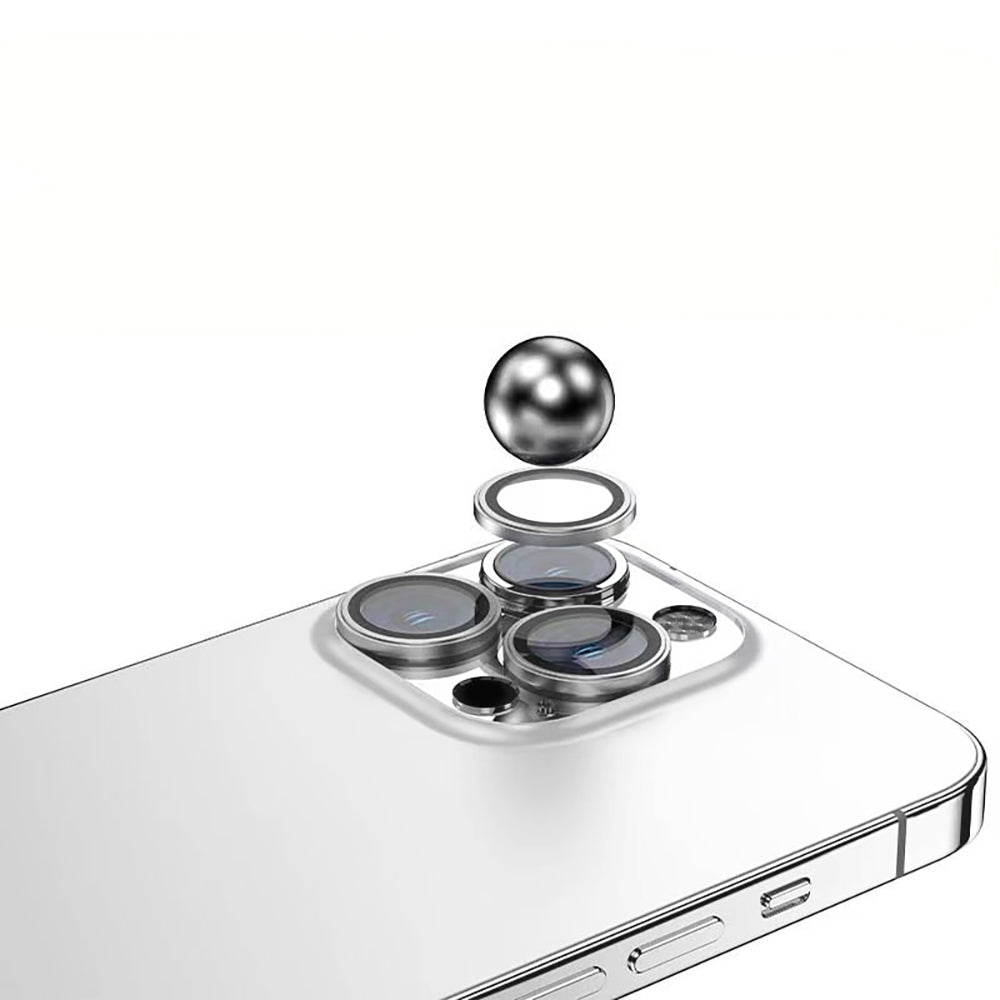 Apple iPhone 15 Pro Max Zore Mikro Kamera Lens Koruyucu Siyah