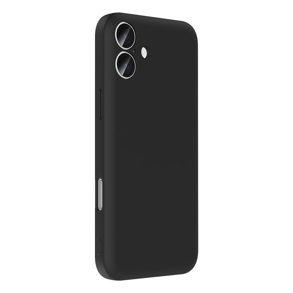 Apple iPhone 16 Kılıf Kamera Korumalı Kartlık Hazneli Zore Vitra Kapak Siyah