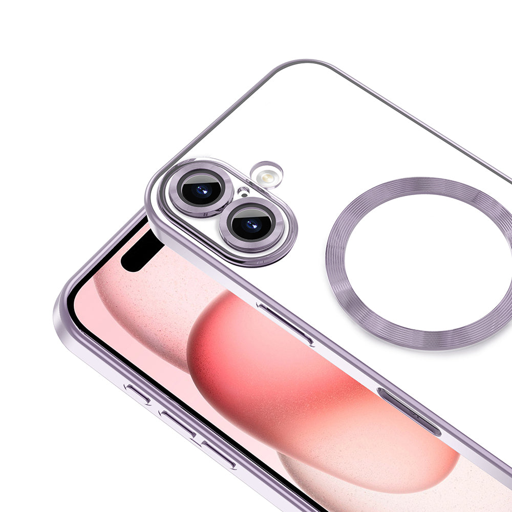 Apple iPhone 16 Kılıf Kamera Korumalı M-safe Wireless Şarj Özellikli Zore Demre Kapak Yeşil